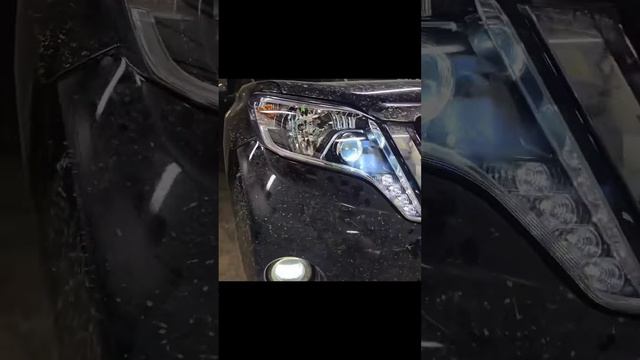 Toyota Land Cruiser Prado 150 Заменили штатные светодиодные модули на более мощные г. Самара смотреть онлайн