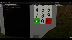 какой же код? I Roblox code door in my game