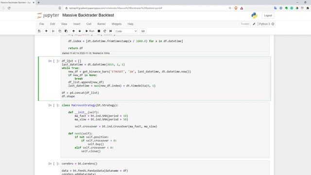 Running a Massive Backtest on 1M Bars in Python with Backtrader