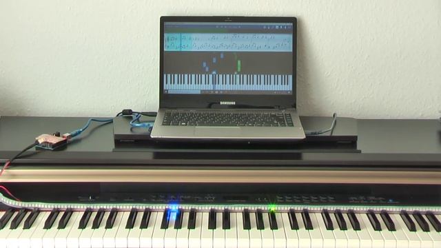 Testing my Midi-Visualizer with Synthesia смотреть онлайн