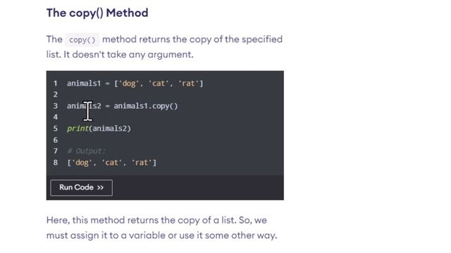 List Methods and Membership in Python