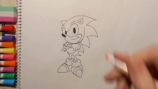 как нарисовать соника | how to draw sonic смотреть онлайн