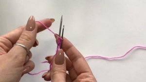 Набор петель на дополнительную нить / Как набрать петли с открытым краем