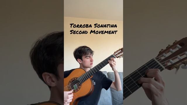 Torroba Sonatina, Second Movement #classicalguitar #guitar #guitarclassical #music #sonatina