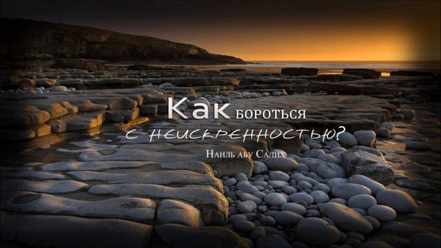 Как бороться с неискренностью   Наиль Абу Салих