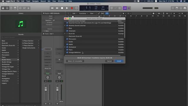 Как настроить Logic Pro X для начала работы смотреть онлайн