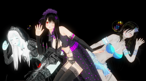 [ MMD ] SWEET SWEET EVERYDAY - Girls - Vampire Evelin, Zombie Mia, Ghost Selena #mmd #girlsdance