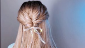 Как сделать прическу самой себе легко и быстро на длинные / средние волосы 🤩