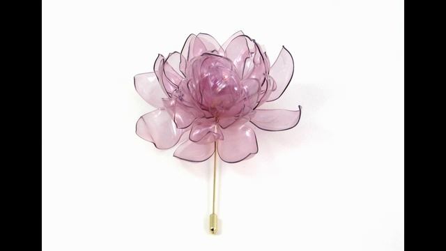 Цветы и украшения из пластиковых бутылок. смотреть онлайн