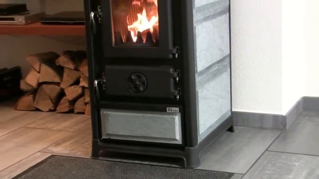 Печь-камин на дровах MBS Olymp Stone