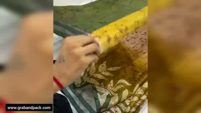 SHRILANKAN BATIK SHIBORI digital print Sarees | www.grabandpack.com смотреть онлайн