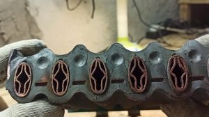 Газовый котёл Immergas Eolo star 24, распил битермического теплообменника.