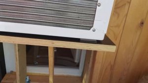 Оконный кондиционер BALLU BWC-05 AC на лоджии в окне. Продан за 9 тыщ р.