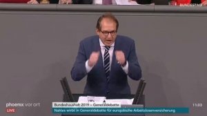 Alexander Dobrindt – General-Debatte – Haushalt 2019 – 21.11.2018