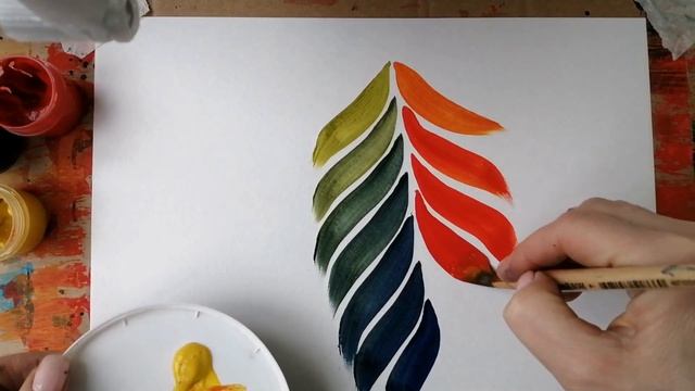 Как нарисовать картину используя только три основных цвета смотреть онлайн