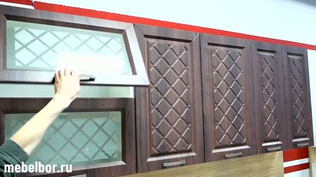 Кухня Агава Темная прямая 2000 от mebelbor.ru