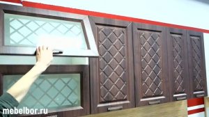 Кухня Агава Темная прямая 2000 от mebelbor.ru