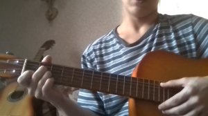 Владимир  Высоцкий Про речку Вачу и попутчицу Валю. Разбор на шестиструнной гитаре. Аккорды и бой.