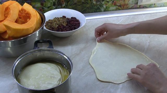 Как приготовить тыквенник из вытяжного теста / секрет приготовления идеально тонкого вытяжного тест