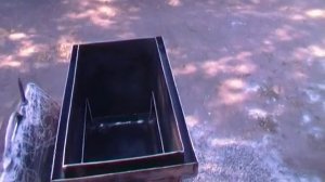 Двух ярусная коптильня домиком с гидрозатвором