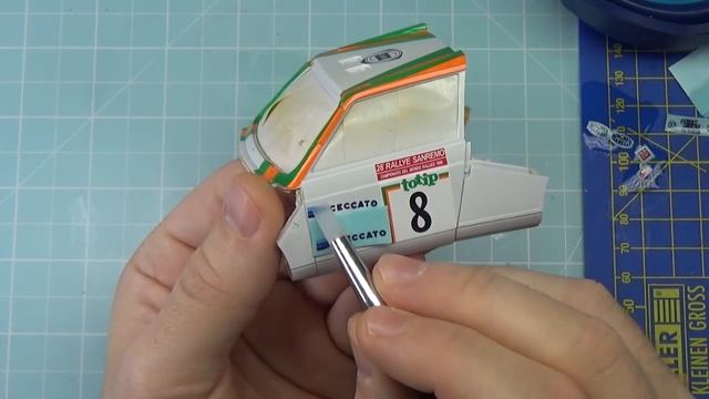 1/24 Lancia Delta S4 '86 San Remo rally. Bodywork. NuNu 24005 #2 смотреть онлайн