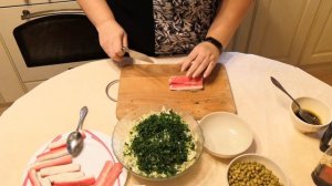 САЛАТ "ИМБИРНЫЙ" // Салат с маринованым имбирем и крабовыми палочками // ГуляШок