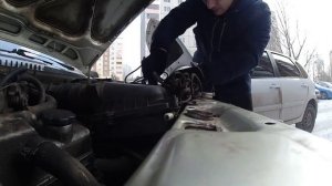 Ставим двигатель 2108 в ЛуАЗ. Часть 2. Рулевой редуктор, генератор, подушки _ Ма