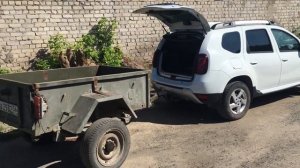 Военный Прицеп УАЗ 8109 и Рено дастер