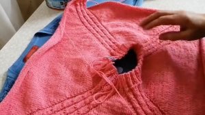 №78 Начало нового процесса__ начала вязать розовый джемпер__ #вязание # молодой_блогер