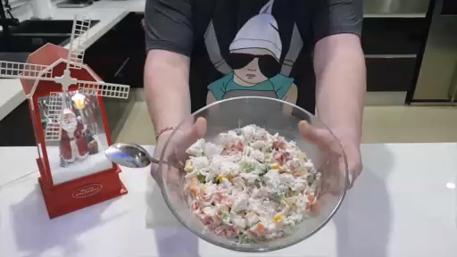 Салат с крабовым мясом