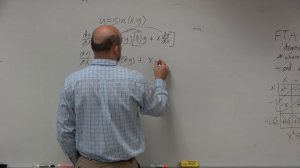 How to use implicit differentiation with trig