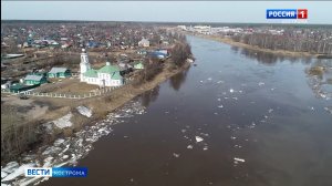 Погода дала передышку – из-за похолодания в Костромской области остановился подъем воды в реках