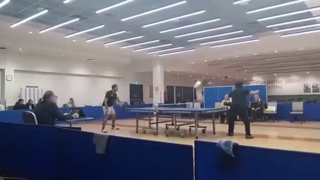 Western table tennis A2 grade final WTTC Joy Sarkar vs Mounties Peter So final 5th set