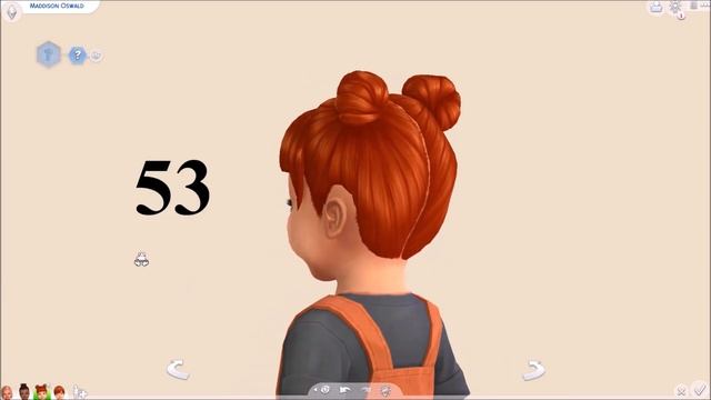 The Sims 4: Maxis Match Toddler CC Hair | 90+ Items | CC Links смотреть онлайн