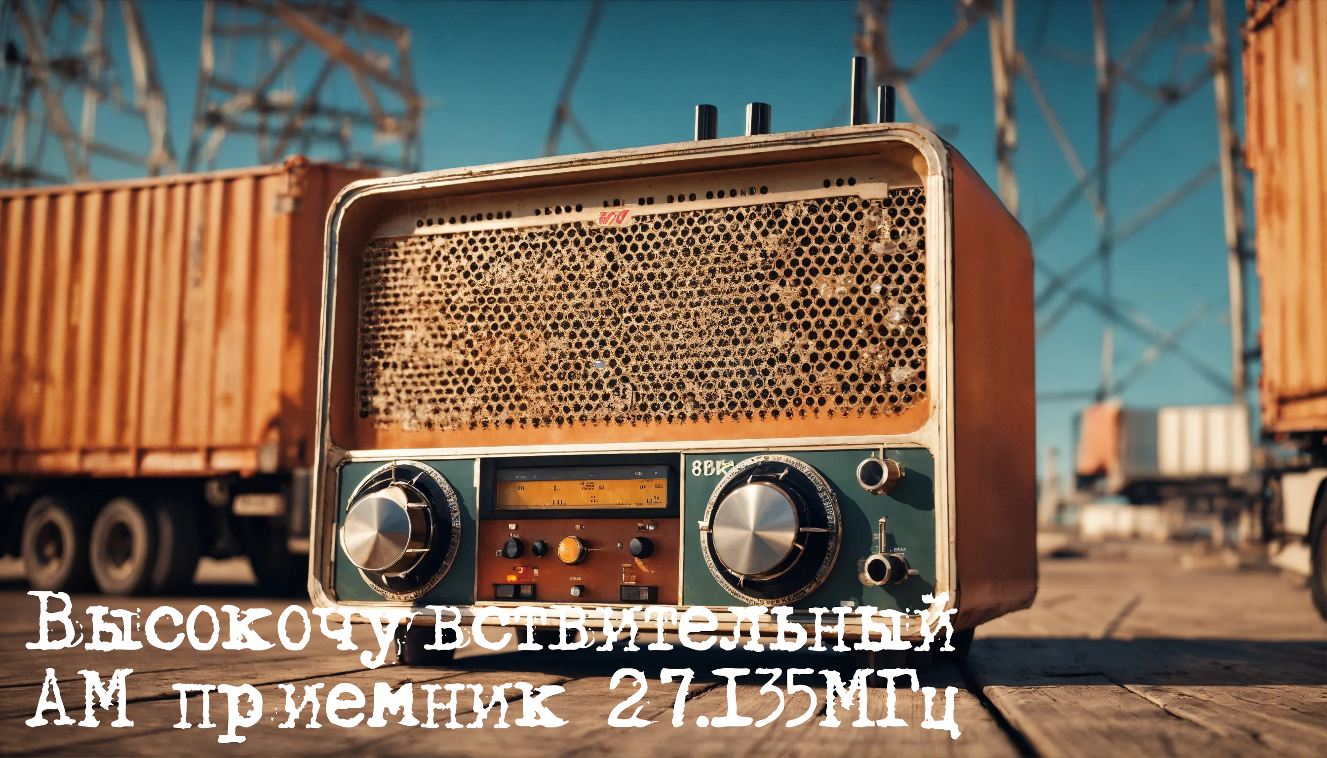 Высокочувствительный АМ приемник. 27.135МГц