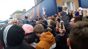 Матч Россия-Испания. Победа. Фан-Зона в Питере. Match Russia-Spain. Victory. Fan Zone in.