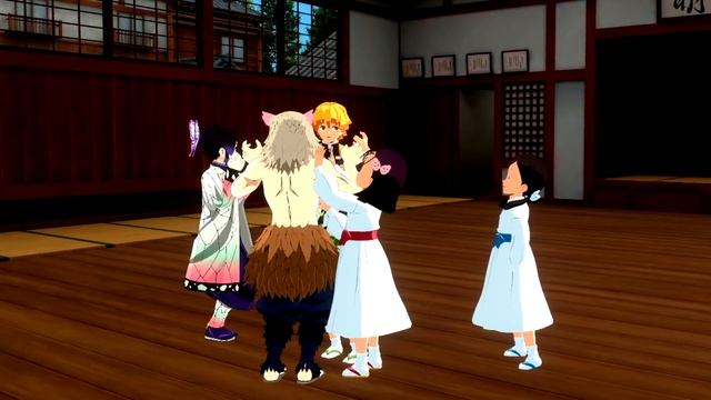 Tanjiro and Kanao go on a date (Demon Slayer VR)