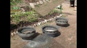 Как сделать клумбы из покрышек своими руками   Мастер класс