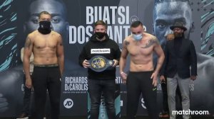 Joshua Buatsi vs Daniel Dos Santos plus undercard weigh-in
