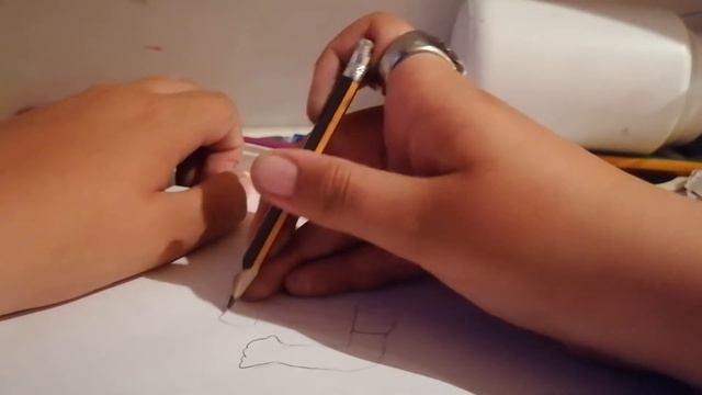 Как нарисовать Кожаное Лицо из фильма Техасская Резня Бензопилой