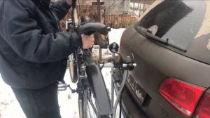 VW Touareg vs Thule express 970 велокрепление