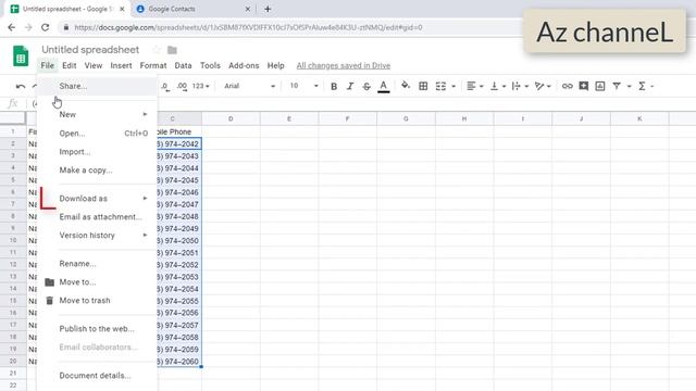 TIPs - How To Import Contacts From Google Sheets/ Excel To Google Contacts/Gmail смотреть онлайн