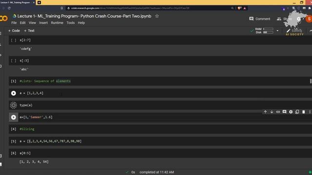 Lecture 2- Python Crash Course for Revision-Introduction to Data Types смотреть онлайн