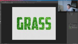 How to create Grass Text Effect - Photoshop Tutorial