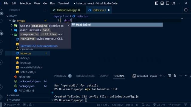 How to setup Tailwind CSS in React | Tailwind CSS Tutorial