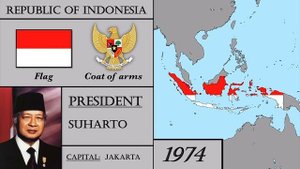 История Индонезии на карте