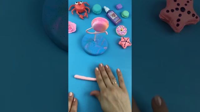 Лепим фламинго из Candy Clay