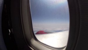 Взлет, посадка Спб-Кипр. AZURair, Boeing 767-300. Август 2019г.