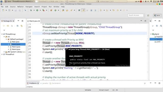 135 Java advanced Multithreading Thread Group المجموعة смотреть онлайн