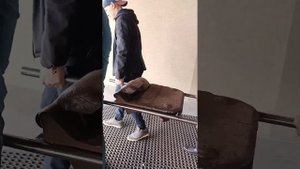 Доставка крышки люка танка Т-34 на выставочную площадку.